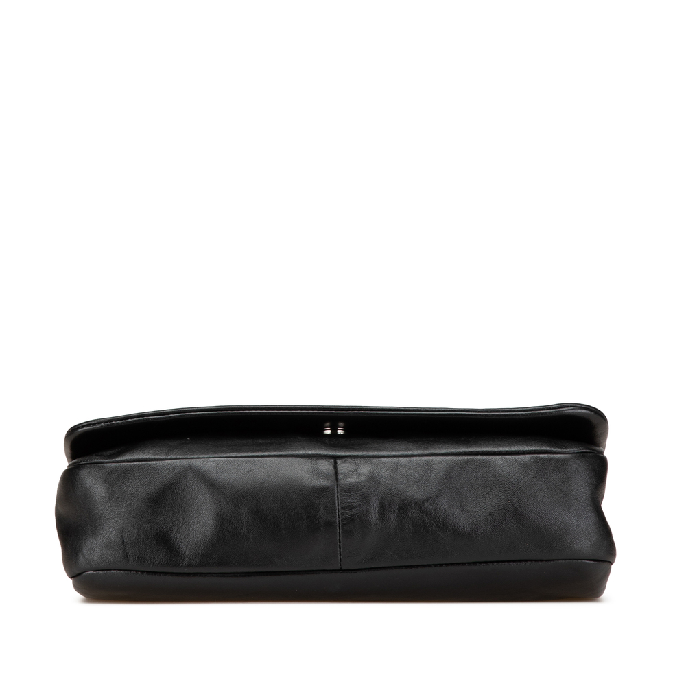 Pre-Loved Chanel CC Studded Lambskin East West Flap - Picture 3 of 12